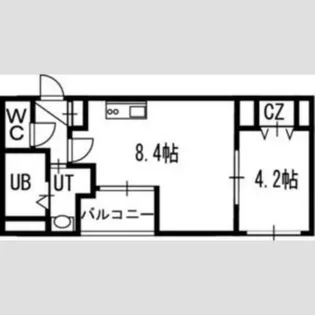 クラッセ知事公館前【3階】の間取り