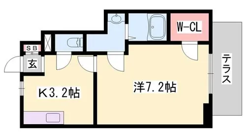 アルバソーレ【102号室】の間取り