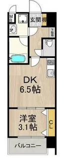 スプランディッド難波SOUTH【2階】の間取り