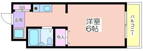 リバ-サイド千里【3階】の間取り