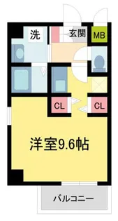 ONLY ONE川西小戸【801号室】の間取り