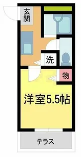 サンハイツ清和台【1階】の間取り
