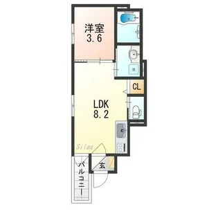 yumaison west【2階】の間取り
