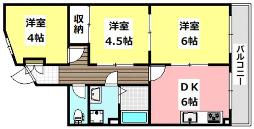 サニーヒル穂積【302号室】の間取り