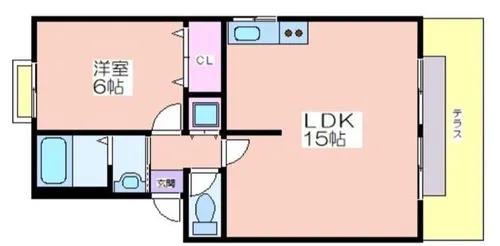 ドミトリー・カワベ【1階】の間取り