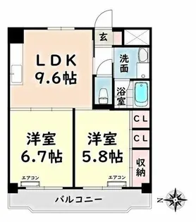 愛知県名古屋市南区柴田町3丁目【マンション】の間取り