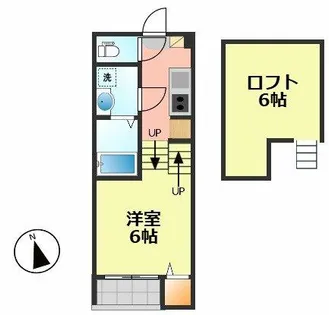 ハピネス枇杷島【2階】の間取り