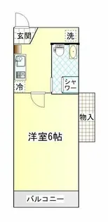 エトス平尾【4階】の間取り