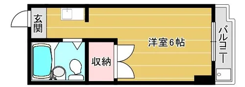 松ヶ丘エンビィマンション【2階】の間取り
