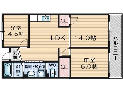 グリーンハイツ星見【205号室】の間取り