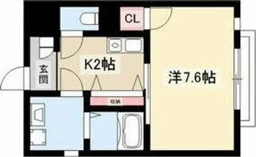 アーバンハイツ中町Ⅱ番館【2階】の間取り