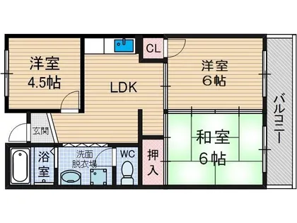 グリーンハイツ星見【2階】の間取り