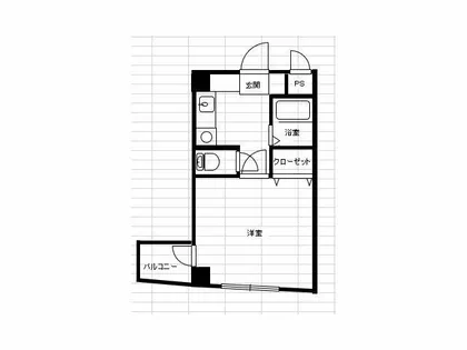 ギャラン北方【2階】の間取り