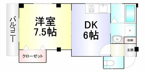 アルファK【4階】の間取り