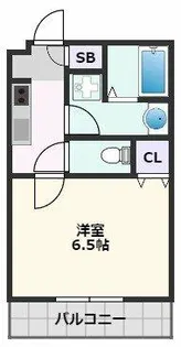 プルメリア東正雀【3階】の間取り