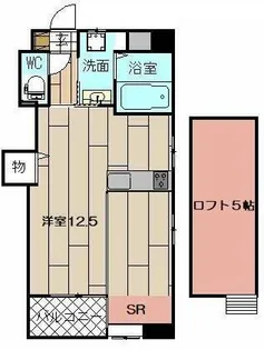 LUMINOUS AI 清水【7階】の間取り