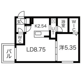 コローレE17【5階】の間取り