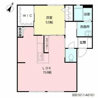ヒルサイド都【1階】の間取り