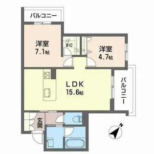シャーメゾンシエロ【3階】の間取り