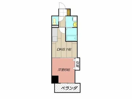 THE SQUARE Suite Residence【2階】の間取り
