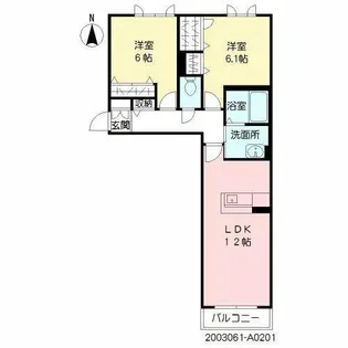 Bloom a Luce【2階】の間取り