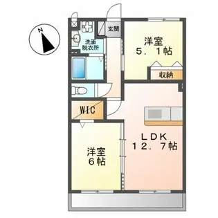 CITRUS TREE【2階】の間取り