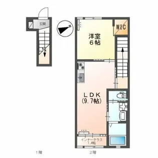 Chat noir M.m【2階】の間取り