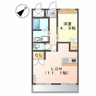 プランドール・アムール SY【1階】の間取り