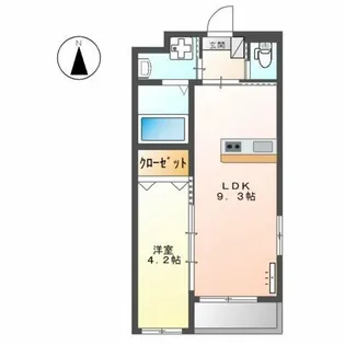 ベルクグランツ戸畑駅前【1階】の間取り