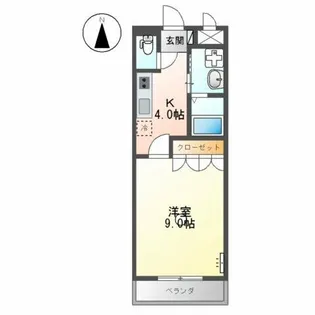 ボンヌールコートK【3階】の間取り