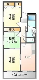 グレースシャトー【2階】の間取り