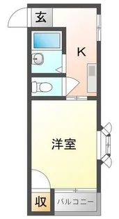 プレアール古川橋Ⅱ【1階】の間取り