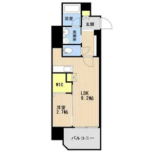 アクタス薬院テラス【9階】の間取り