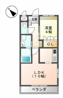 フローライト・ガーデン【1階】の間取り