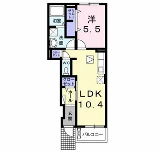 サン フォレスト【1階】の間取り