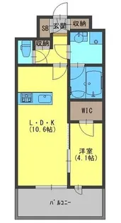 LA GRACE SENBAYASHI【10階】の間取り