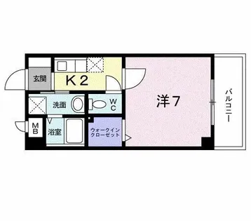 エルマーノ下到津【2階】の間取り