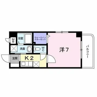 エルマーノ下到津【3階】の間取り