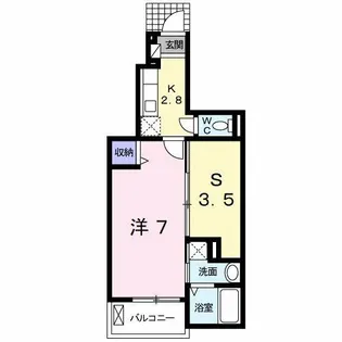 M’s SQUARE A【1階】の間取り