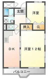 ピュアネスDoi【3階】の間取り