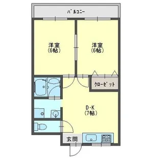 プチメゾン藤田【2階】の間取り