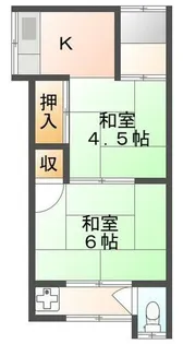 常称寺町文化【2階】の間取り