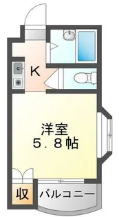 クレセント守口【2階】の間取り