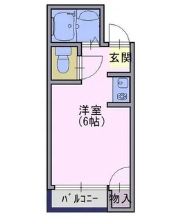 門真プリンスマンション【4階】の間取り