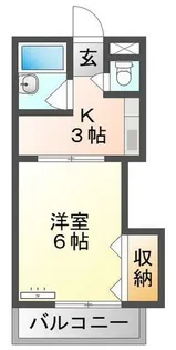 ミネルバ栄町【1階】の間取り