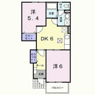 オードピュールⅡ【1階】の間取り