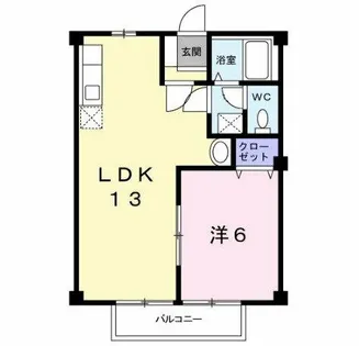 ファミールヒイラギA【2階】の間取り