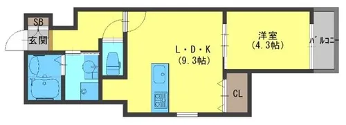 Residence Haru 2【1階】の間取り