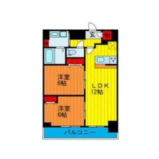 D-court門真駅前【12階】の間取り