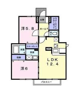 パインヒルズ【1階】の間取り
